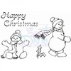 Lindsay Mason Designs Happy Snowmen Clear Stamp A6