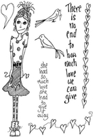 Lindsay Mason Designs How Much Love Clear Stamp