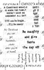 Lindsay Mason Designs Humourous Christmas"es Clear Stamp