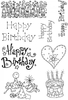 Lindsay Mason Designs LM Happy Birthday Set 1 Clear Stamps