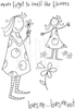 Lindsay Mason Designs Loves Me Loves Me Not Clear Stamp