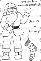 Lindsay Mason Designs Nice or Naughty A6 Clear Stamp