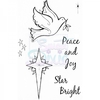 Lindsay Mason Designs Peace and Joy Clear Stamp A6