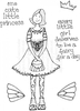 Lindsay Mason Designs Princess Fairy Girl Clear Stamp