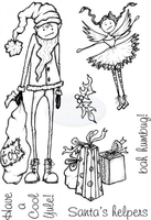 Lindsay Mason Designs Santas Helpers Clear Stamp