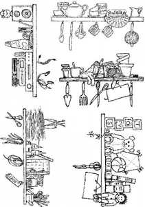 Lindsay Mason Designs Shelves Clear Stamps A5 Sheet