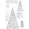 Lindsay Mason Designs Snow Trees Clear Stamp A A6