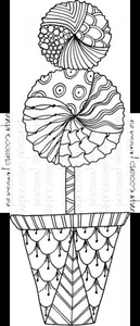 Lindsay Mason Designs Topiary Ready To Go Clear Stamp