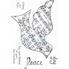 Lindsay Mason Designs Wishing You Peace Clear Stamp A6