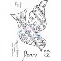 Lindsay Mason Designs Wishing You Peace Clear Stamp A6