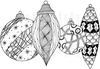 Lindsay Mason Designs Zendoodle Baubles Ready To Go A6 Clear Stamp