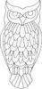 Lindsay Mason Designs Zendoodle Big Owl Clear Stamp