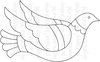Lindsay Mason Designs Zendoodle Dove A6 Clear Stamp