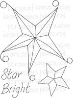 Lindsay Mason Designs Zendoodle Star Bright A6 Clear Stamp