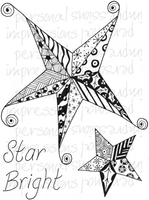 Lindsay Mason Designs Zendoodle Star Bright Ready To Go A6 Clear Stamp