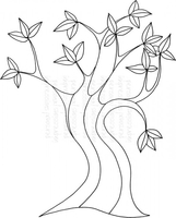 Lindsay Mason Designs Zendoodle Tree Clear Stamp