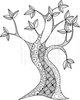 Lindsay Mason Designs Zendoodle Tree Ready To Go Clear Stamp