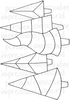 Lindsay Mason Designs Zendoodle Trees A6 Clear Stamp