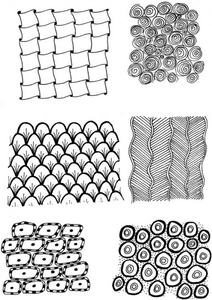Lindsay Mason Designs Zendoodles Fillers Clear Stamp