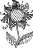 Lindsay Mason Designs Zendoodles Flower Ready To Go Clear Stamp