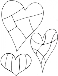 Lindsay Mason Designs Zendoodles Hearts Clear Stamp
