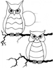 Lindsay Mason Designs Zendoodles Owl Buddies Clear Stamp