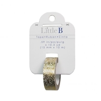 Little B Gold Foil Rose 15mm Tape
