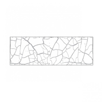 Little B Little B Silver Crackle 15mm x 20m Tape