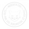 Little Black Cat Round Monogram Seal,  Customise and order stamps online