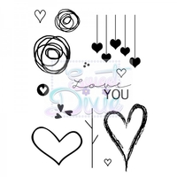 Marion Emberson Designs Love is in the air Clear Stamp size A6