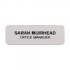 Name Badge engraved text 75 x 25 mm