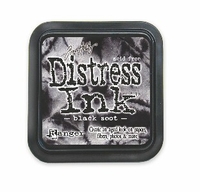 Ranger Ink Black Soot Distress Pad