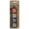 Ranger Ink Tim Holtz Distress Mini Ink Pads Kit 5 Sold in one strip of 4 pads