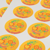 Round Vinyl Custom Business Stickers - Printed 25mm Dia,  Customise and order stamps online