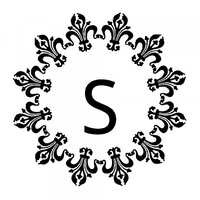 Royalty Single Initial Round Monogram Stamp,  Customise and order stamps online
