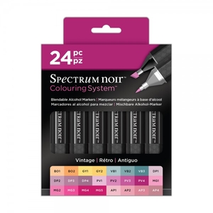 Spectrum Noir 24 Piece Pen Box Set Vintage
