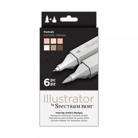 Spectrum Noir Illustrator 6pk Portrait