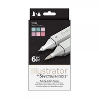 Spectrum Noir Illustrator 6pk Tones