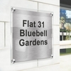 Square Stand off Door Sign 200 x 200mm