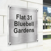 Square Stand off Door Sign 300 x 300mm