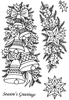 Sue Dix Cascading Christmas Bells Clear Stamp