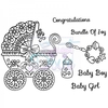Sue Dix Designs Bundle of Joy Clear Stamp size A6