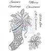Sue Dix Designs Christmas Stocking Clear Stamp A6