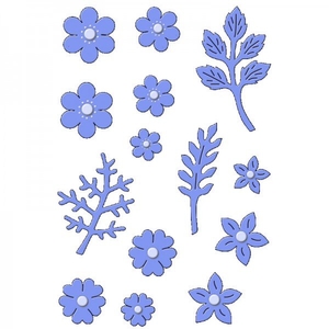Sue Dix Designs Delicate Blossoms Everyday Metal Dies