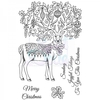 Sue Dix Designs Fancy Reindeer Clear Stamp A6