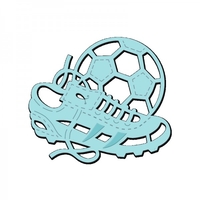 Sue Dix Designs Football and Shoe Mini Dies