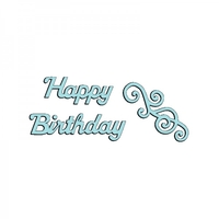 Sue Dix Designs Happy Birthday and Swirl Mini Dies