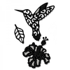 Sue Dix Designs Hummingbird and Flower Sweet Dixie Die Summer Collection