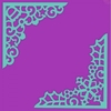 Sue Dix Designs Snowflake & Bell Corner Stencil
