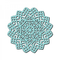 Sue Dix Designs Sweet Dixie Lattice Swirl Stencil